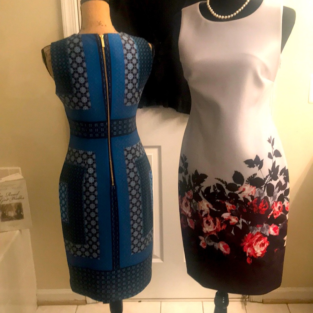 CALVIN KLEIN Floral Bottom Dress